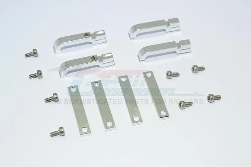 Aluminum Door Handle For Trx-4 Trail Defender Crawler - 16Pc Set Silver 1