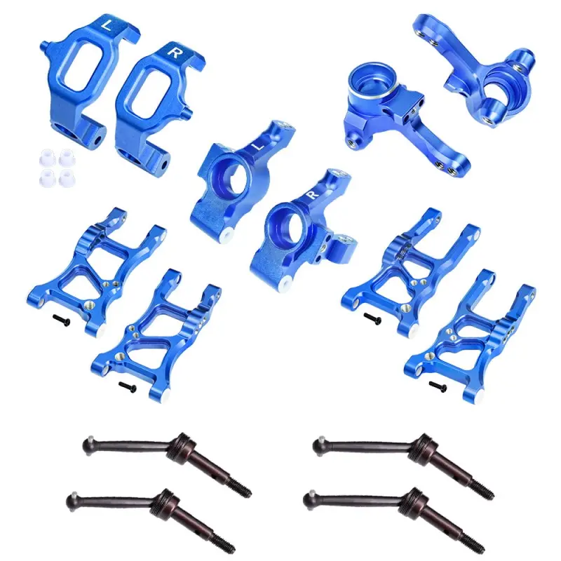 Aluminum Essential Conversion Kit For Traxxas 1/10 Ford Gt 4-Tec 2.0 & 3.0 Upgrades  - Blue 1