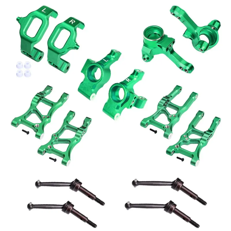 Aluminum Essential Conversion Kit For Traxxas 1/10 Ford Gt 4-Tec 2.0 & 3.0 Upgrades  - Green 1