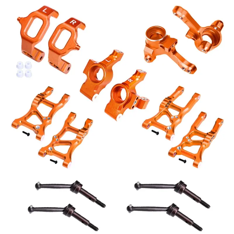 Aluminum Essential Conversion Kit For Traxxas 1/10 Ford Gt 4-Tec 2.0 & 3.0 Upgrades  - Orange 1