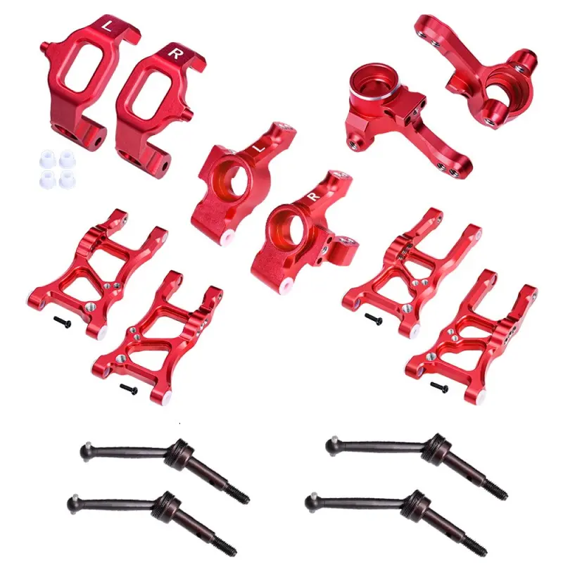 Aluminum Essential Conversion Kit For Traxxas 1/10 Ford Gt 4-Tec 2.0 & 3.0 Upgrades  - Red 1