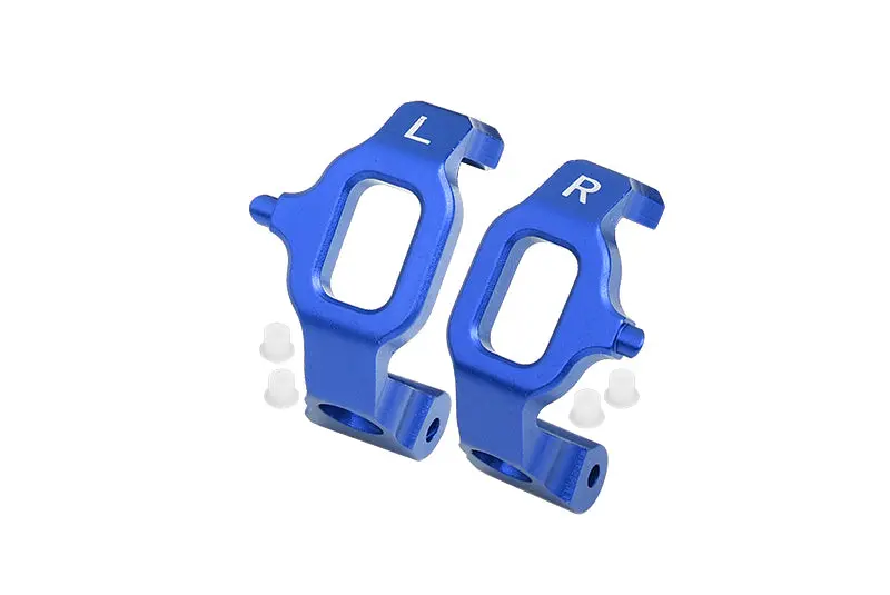 Aluminum Front C Hubs For 1/10 Traxxas Ford Gt 4-Tec 2.0 83056-4 / 4-Tec 3.0 93054-4 - 1Pr Set Blue 1