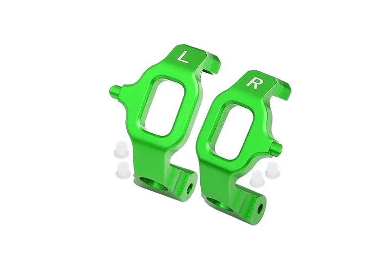 Aluminum Front C Hubs For 1/10 Traxxas Ford Gt 4-Tec 2.0 83056-4 / 4-Tec 3.0 93054-4 - 1Pr Set Green 1