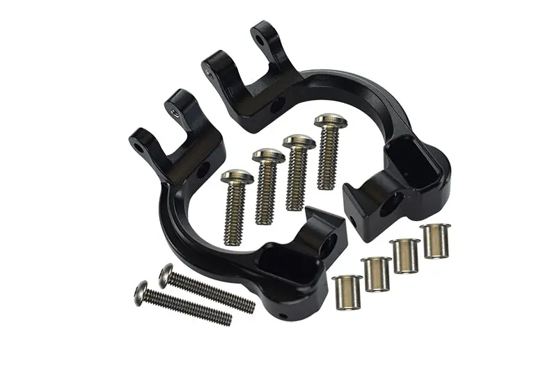Aluminum Front C Hubs For Arrma  1:10 Granite / Big Rock 3S / Big Rock V3 3S / Vorteks 3S - 1Pr Set Black 1