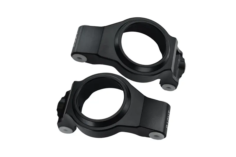 Aluminum Front C Hubs For Traxxas 1:5 X Maxx 6S / X Maxx 8S / Xrt 8S Monster Truck Upgrades - Black 1