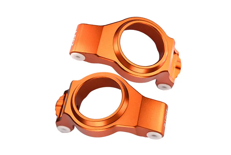 Aluminum Front C Hubs For Traxxas 1:5 X Maxx 6S / X Maxx 8S / Xrt 8S Monster Truck Upgrades - Orange 1