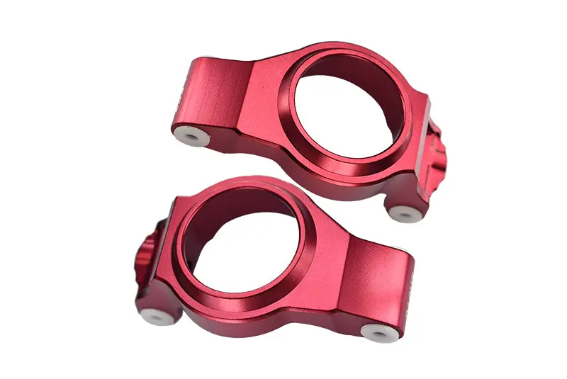 Aluminum Front C Hubs For Traxxas 1:5 X Maxx 6S / X Maxx 8S / Xrt 8S Monster Truck Upgrades - Red 1