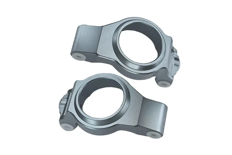 Aluminum Front C Hubs For Traxxas 1:5 X Maxx 6S / X Maxx 8S / Xrt 8S Monster Truck Upgrades - Silver 1