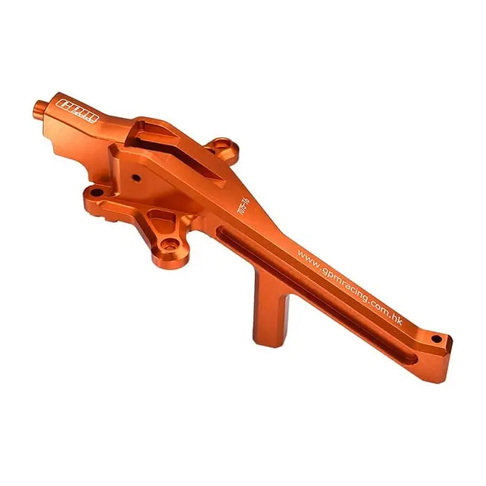 Aluminum Front Chassis Brace For Traxxas 1/8 4Wd Sledge Monster Truck 95076-4 - Orange 1