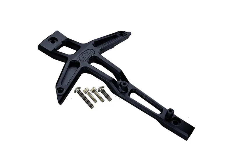 Aluminum Front Chassis Brace For Traxxas 1:10 4Wd Maxx 89076-4 / 4Wd Maxx With Widemaxx 89086-4 / 1:8 4Wd Maxx Slash 6S 102076-4 Upgrades - Black 1