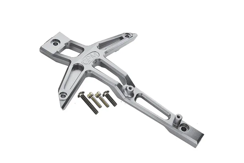Aluminum Front Chassis Brace For Traxxas 1:10 4Wd Maxx 89076-4 / 4Wd Maxx With Widemaxx 89086-4 / 1:8 4Wd Maxx Slash 6S 102076-4 Upgrades - Silver 1