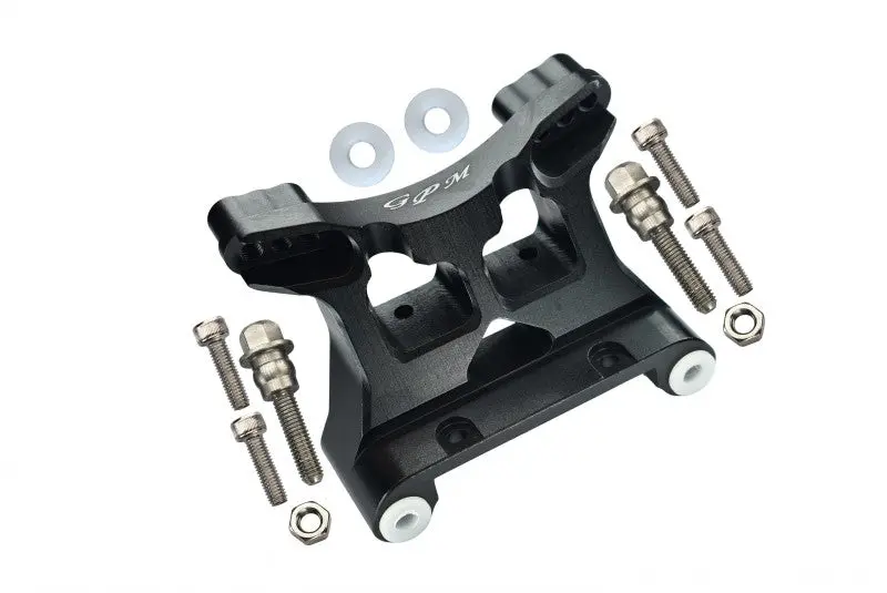 Aluminum Front Damper Mount For Losi 1:6 4Wd Super Baja Rey Los05013 / Super Baja Rey 2.0 Los05021 Upgrades - Black 1
