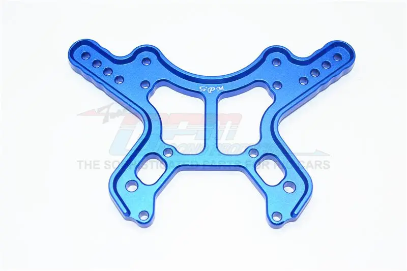 Aluminum Front Damper Plate For Arrma 1:8 Kraton 6S / Outcast 6S / Notorious 6S / Talion 6S / Kraton 6S V5 / Notorious 6S V5 / 1:7 Fireteam 6S Upgrades  - 1Pc Set Blue 1