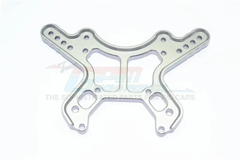 Aluminum Front Damper Plate For Arrma 1:8 Kraton 6S / Outcast 6S / Notorious 6S / Talion 6S / Kraton 6S V5 / Notorious 6S V5 / 1:7 Fireteam 6S Upgrades - 1Pc Set Gray Silver 1