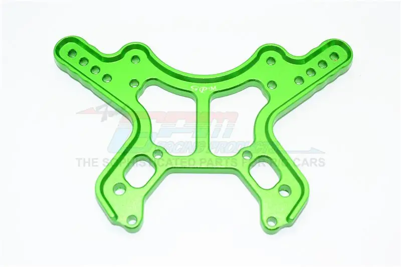 Aluminum Front Damper Plate For Arrma 1:8 Kraton 6S / Outcast 6S / Notorious 6S / Talion 6S / Kraton 6S V5 / Notorious 6S V5 / 1:7 Fireteam 6S Upgrades - 1Pc Set Green 1