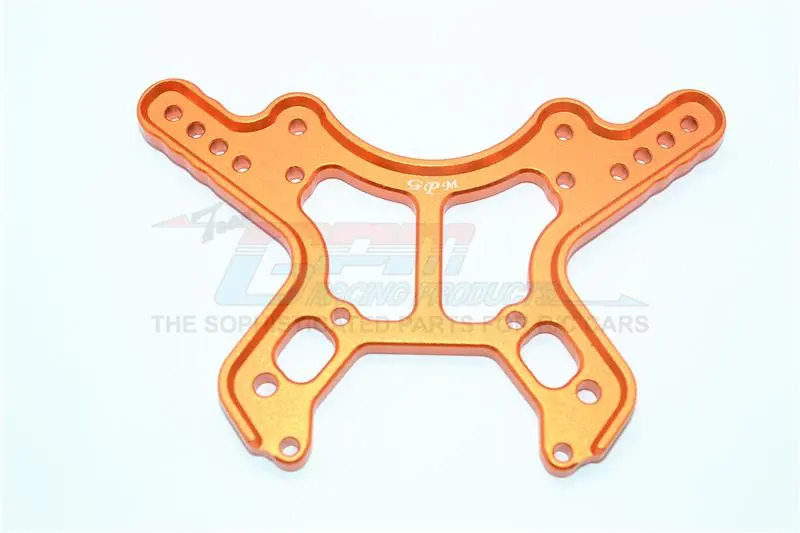 Aluminum Front Damper Plate For Arrma 1:8 Kraton 6S / Outcast 6S / Notorious 6S / Talion 6S / Kraton 6S V5 / Notorious 6S V5 / 1:7 Fireteam 6S Upgrades - 1Pc Set Orange 1