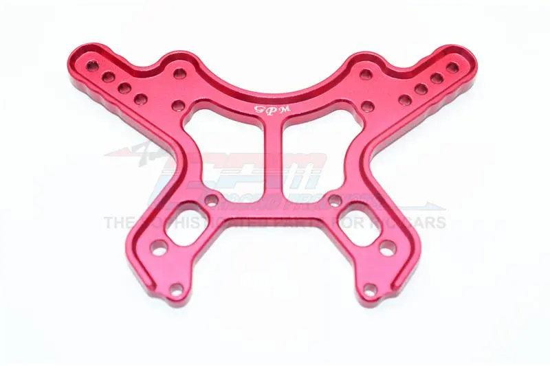 Aluminum Front Damper Plate For Arrma 1:8 Kraton 6S / Outcast 6S / Notorious 6S / Talion 6S / Kraton 6S V5 / Notorious 6S V5 / 1:7 Fireteam 6S Upgrades - 1Pc Set Red 1