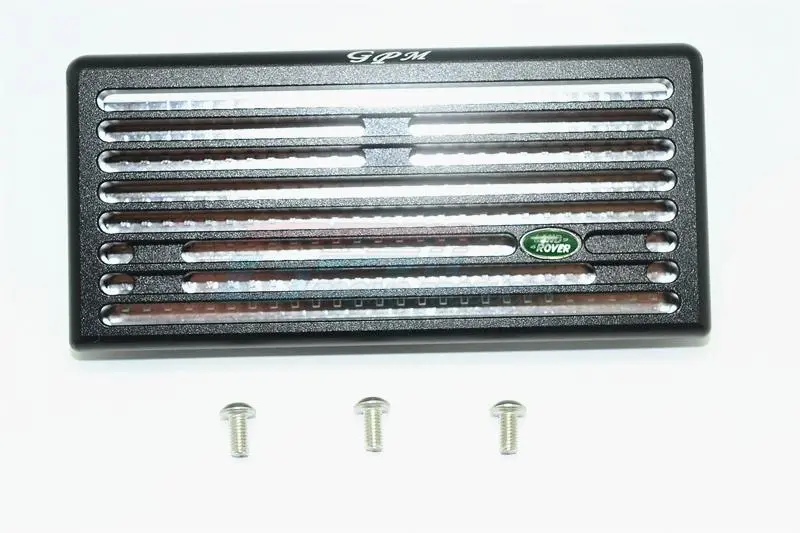 Aluminum Front Grill For Trx-4 Trail Defender Crawler - 1 Set Black+Silver 1