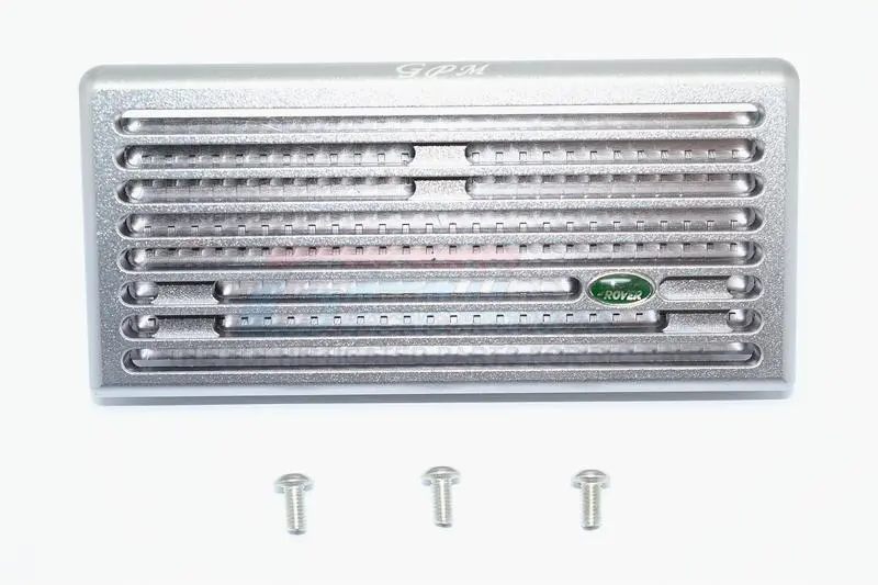 Aluminum Front Grill For Trx-4 Trail Defender Crawler - 1 Set Gary Silver 1