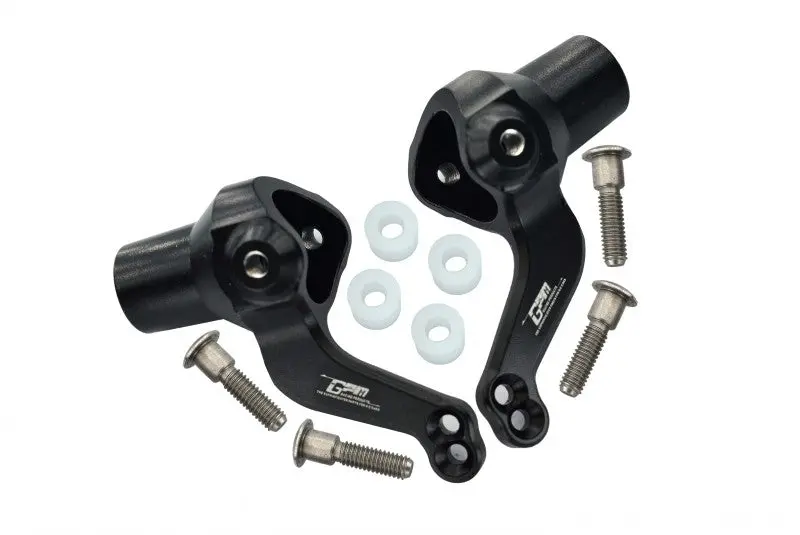 Aluminum Front Knuckle Arm Set For Tamiya 1/10 R/C Txt-1 Monster Truck - 1Pr Black 1