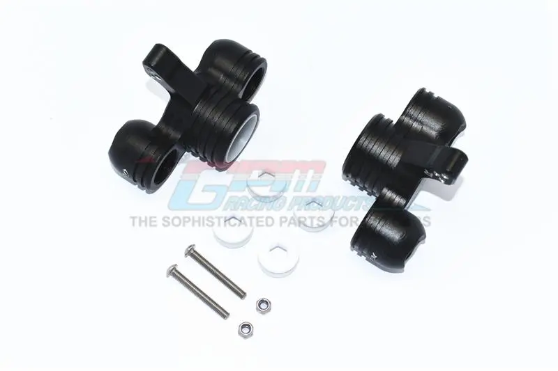Aluminum Front Knuckle Arms For Arrma 1:5 Kraton 8S Blx / Outcast 8S Blx / Kraton Exb Roller - 2Pc Set Black 1