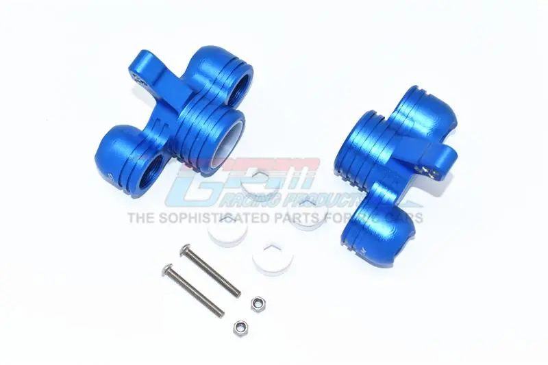 Aluminum Front Knuckle Arms For Arrma 1:5 Kraton 8S Blx / Outcast 8S Blx / Kraton Exb Roller - 2Pc Set Blue 1