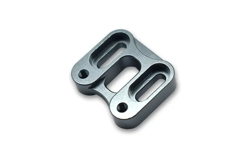 Aluminum Front Knuckle Servo Mount For Axial 1/6 Scx6 Jeep Jlu Wrangler Axi05000 - 1Pc Set Gray Silver 1