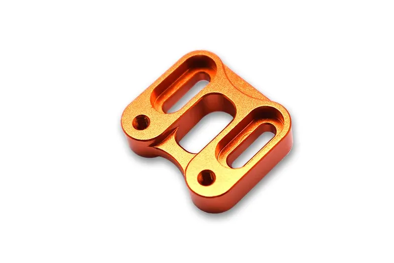 Aluminum Front Knuckle Servo Mount For Axial 1/6 Scx6 Jeep Jlu Wrangler Axi05000 - 1Pc Set Orange 1