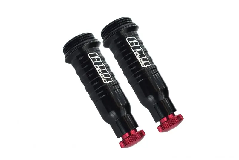 Aluminum Front L-Shape Emulation Piggy Back Body (Built-In Piston Spring) For Gpm Optional Spring Dampers Item# Sle128f/L, Sle128f/La, Sle143r/L, Sle143r/La - 2Pc Set Black 1