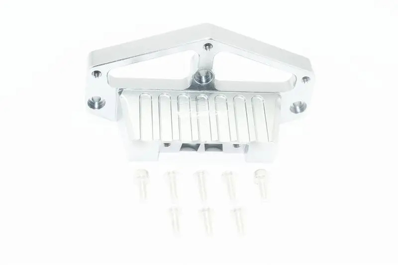 Aluminum Front Lower Arm Stabilizer For 1/12 Tamiya R/C Lunch Box Monster Truck - 1Pc Set Silver 1