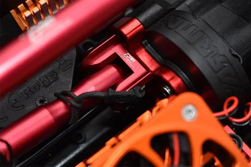 Aluminum Front Lower Suspension Link Stabilizer For Arrma 1:5 Kraton 8S Blx / Outcast 8S Blx / Kraton Exb Roller - 1Pc Set Silver 2