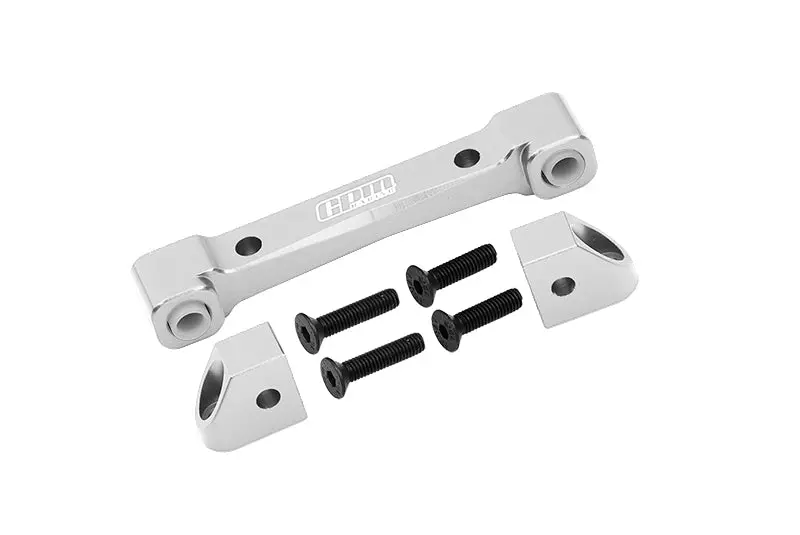 Aluminum Front Lower Suspension Mount For 1/10 Traxxas Ford Gt 4-Tec 2.0 83056-4 / 4-Tec 3.0 93054-4 - 1 Set Silver 1
