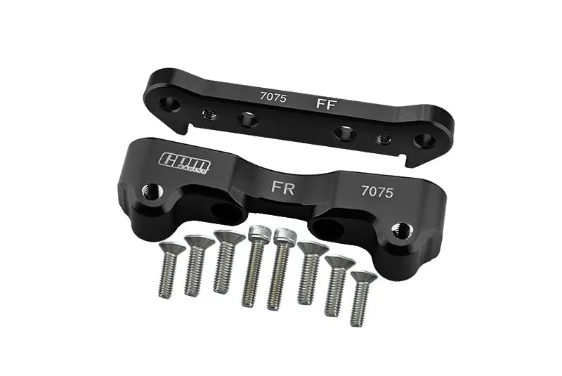 Aluminum Front Lower Suspension Mount For Arrma 1:5 Kraton 8S Blx / Outcast 8S Blx / Kraton Exb Roller Upgrades - Black 1