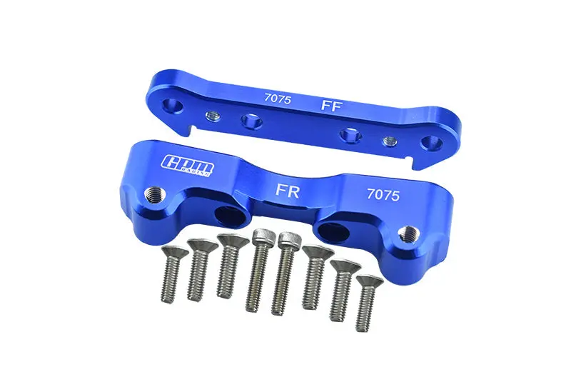 Aluminum Front Lower Suspension Mount For Arrma 1:5 Kraton 8S Blx / Outcast 8S Blx / Kraton Exb Roller Upgrades - Blue 1