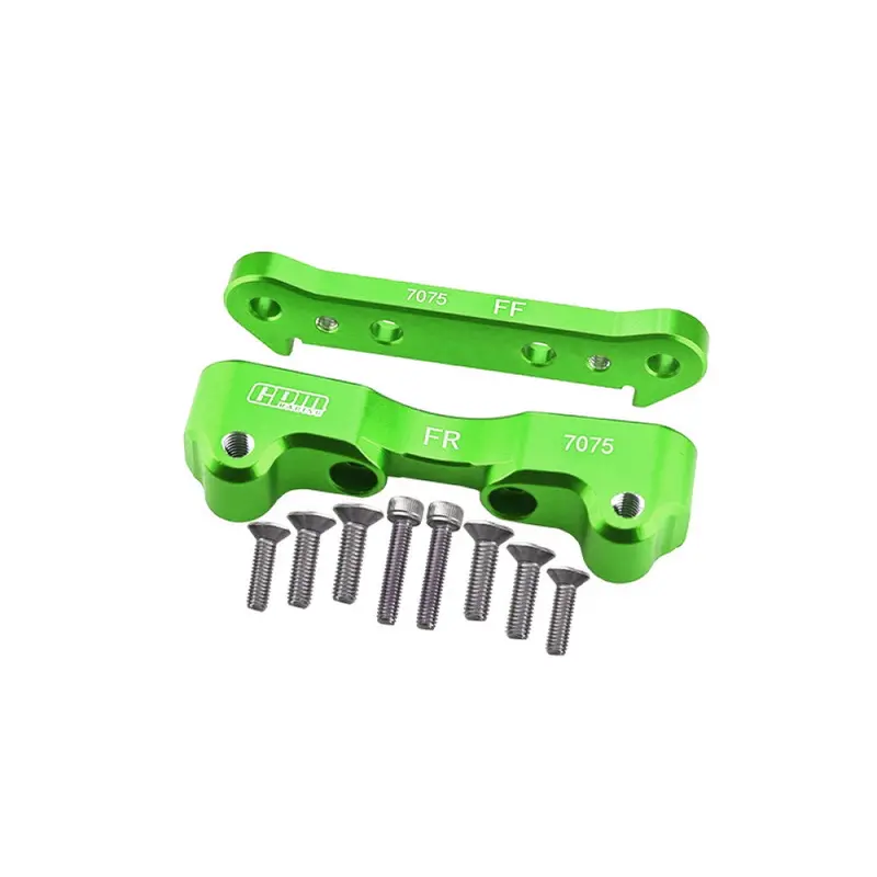 Aluminum Front Lower Suspension Mount For Arrma 1:5 Kraton 8S Blx / Outcast 8S Blx / Kraton Exb Roller Upgrades - Green 1