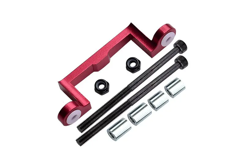 Aluminum Front Or Rear Arm Bulk Use With Gpm Optional Lower Arms Item# Gf055 Gf056 For Tamiya R/C Gf01 - Red 1