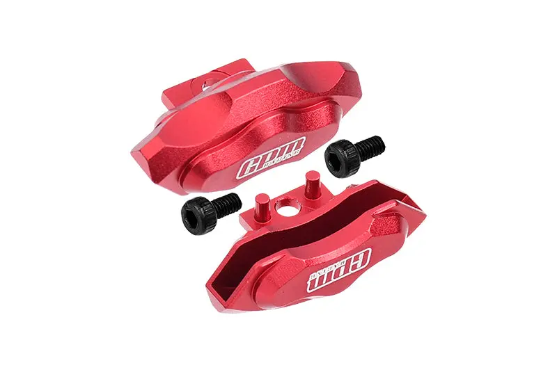 Aluminum Front Or Rear Brake Caliper For 1/10 Traxxas Ford Gt 4-Tec 2.0 83056-4 / 4-Tec 3.0 93054-4 - 1Pr Set Red 1