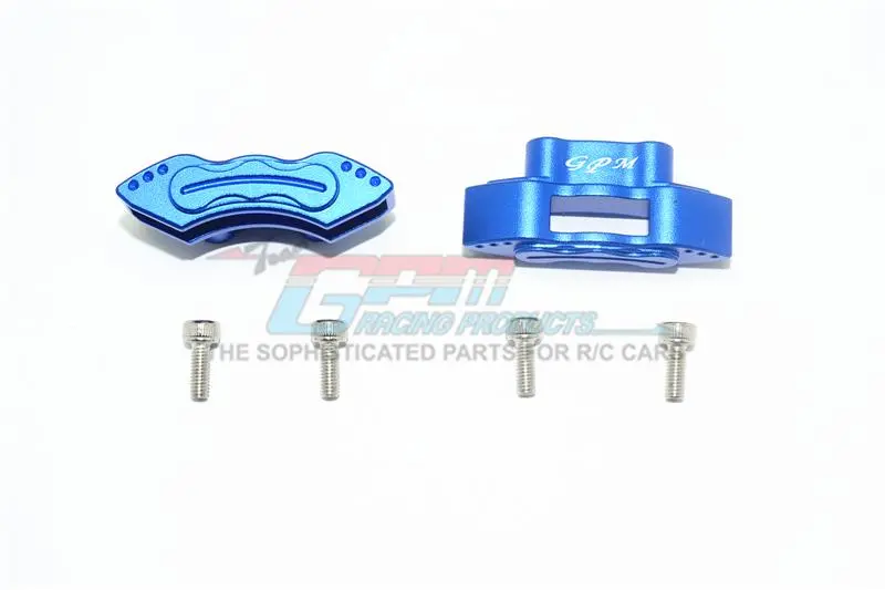 Aluminum Front Or Rear Brake Caliper For Losi 1:6 4Wd Super Baja Rey Los05013 / Super Baja Rey 2.0 Los05021 Upgrades - Blue 1