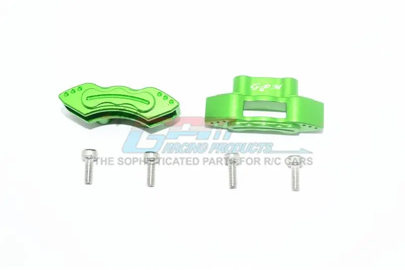 Aluminum Front Or Rear Brake Caliper For Losi 1:6 4Wd Super Baja Rey Los05013 / Super Baja Rey 2.0 Los05021 Upgrades - Green 1
