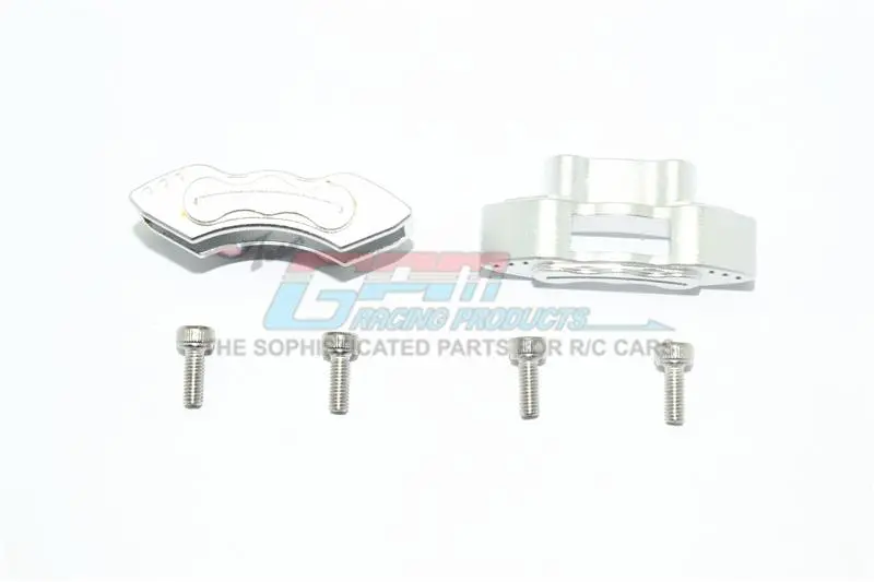 Aluminum Front Or Rear Brake Caliper For Losi 1:6 4Wd Super Baja Rey Los05013 / Super Baja Rey 2.0 Los05021 Upgrades - Silver 1