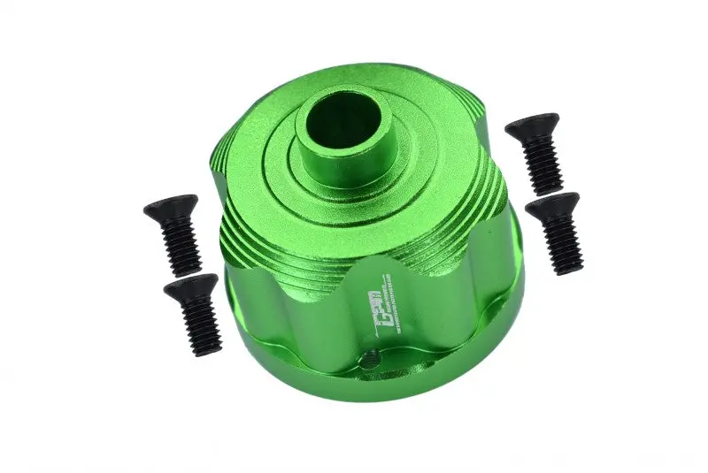 Aluminum Front Or Rear Diff Case For Arrma 1:5 Kraton 8S Blx / Outcast 8S Blx / Kraton Exb Roller - 1Pc Set Green 1