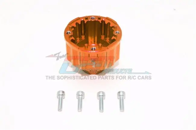 Aluminum Front Or Rear Differential Case For Traxxas X-Maxx 8S - 1Pc Set Orange 1
