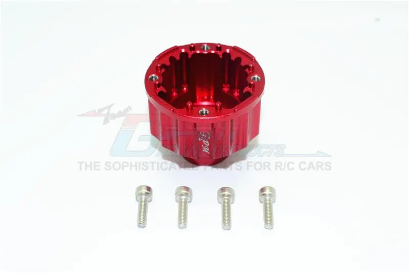 Aluminum Front Or Rear Differential Case For Traxxas X-Maxx 8S - 1Pc Set Red 1
