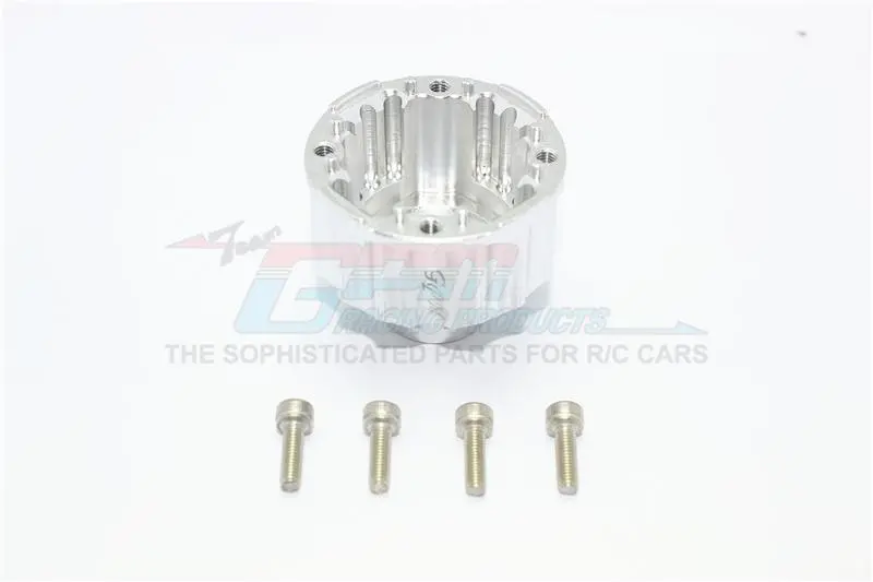 Aluminum Front Or Rear Differential Case For Traxxas X-Maxx 8S - 1Pc Set Silver 1