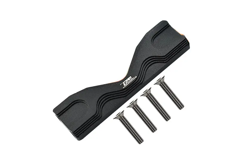 Aluminum Front Or Rear Frame Brace For Losi 1:8 Lmt 4Wd Solid Axle Monster Truck Los04022 / Lmt Mega Truck Brushless Los04024 / Lmt Grave Digger / Son-Uva Digger Los04021 Upgrades - 5Pc Set Black 1