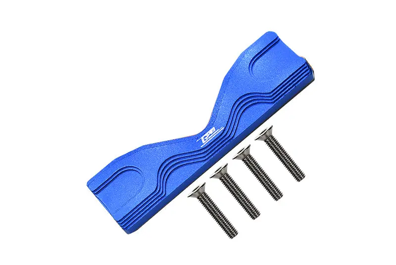 Aluminum Front Or Rear Frame Brace For Losi 1:8 Lmt 4Wd Solid Axle Monster Truck Los04022 / Lmt Mega Truck Brushless Los04024 / Lmt Grave Digger / Son-Uva Digger Los04021 Upgrades - 5Pc Set Blue 1