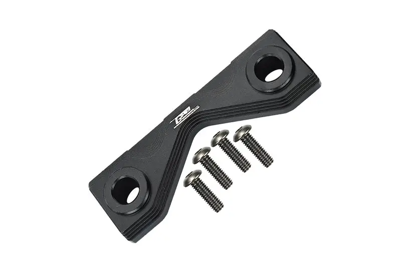 Aluminum Front Or Rear Frame Mount For Losi 1:8 Lmt 4Wd Solid Axle Monster Truck Los04022 / Lmt Mega Truck Brushless Los04024 / Lmt Grave Digger / Son-Uva Digger Los04021 Upgrades - 5Pc Set Black 1