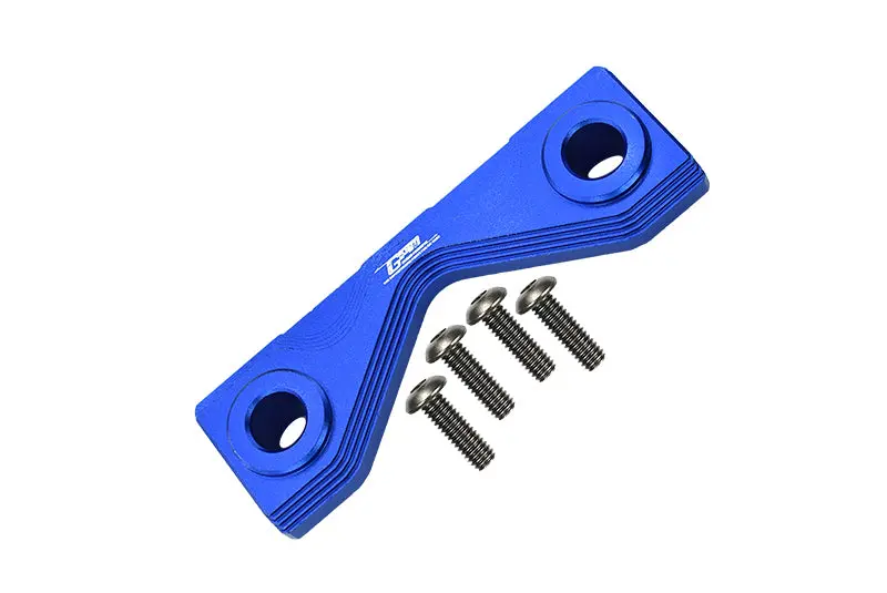Aluminum Front Or Rear Frame Mount For Losi 1:8 Lmt 4Wd Solid Axle Monster Truck Los04022 / Lmt Mega Truck Brushless Los04024 / Lmt Grave Digger / Son-Uva Digger Los04021 Upgrades - 5Pc Set Blue 1