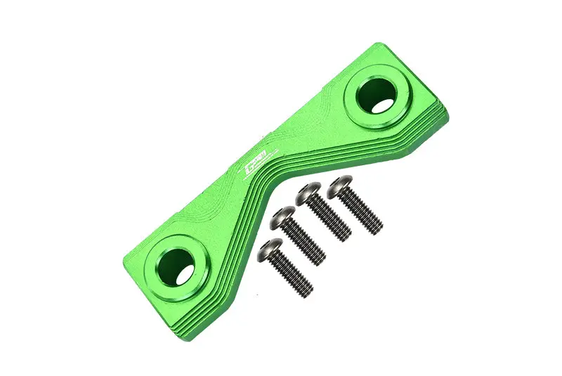 Aluminum Front Or Rear Frame Mount For Losi 1:8 Lmt 4Wd Solid Axle Monster Truck Los04022 / Lmt Mega Truck Brushless Los04024 / Lmt Grave Digger / Son-Uva Digger Los04021 Upgrades - 5Pc Set Green 1
