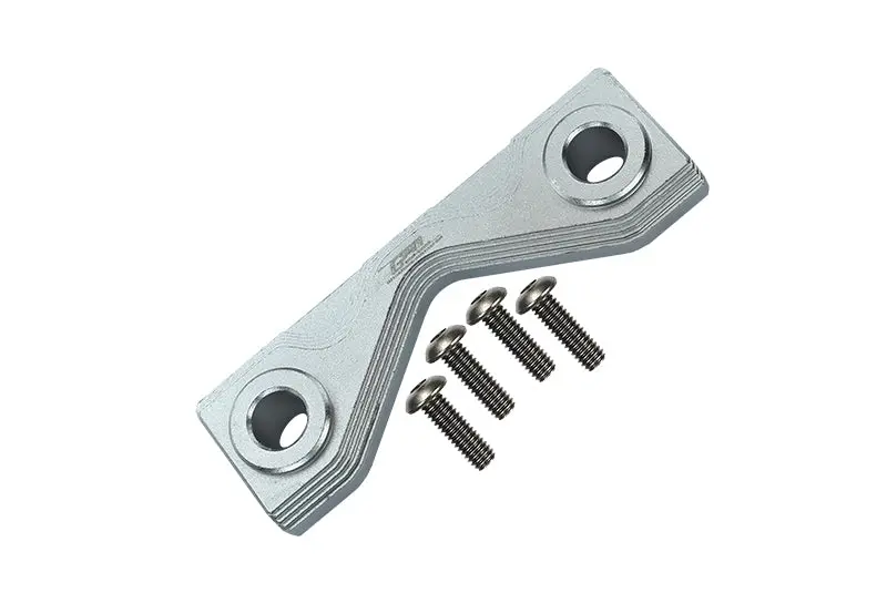 Aluminum Front Or Rear Frame Mount For Losi 1:8 Lmt 4Wd Solid Axle Monster Truck Los04022 / Lmt Mega Truck Brushless Los04024 / Lmt Grave Digger / Son-Uva Digger Los04021 Upgrades - 5Pc Set Silver 1